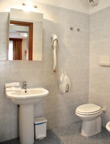 Koupelna v ubytování Hotel Venezia