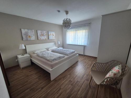 Postelja oz. postelje v sobi nastanitve Ferienappartement Ursel