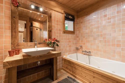 Et badeværelse på Chalet Velajule