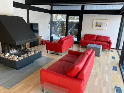 Gallery image of Ferienhaus mit Ruhe Wasser Licht in Kagel