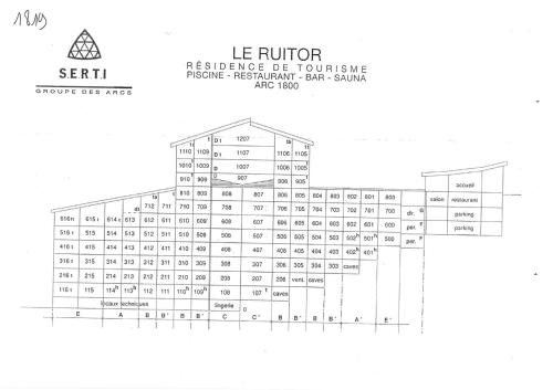 Résidence Ruitor Arc 1800 - Appartement 3 pièces pour 6 personnes dans une résidence calme, proche du télécabine dans le village de Charmettoger à Arc 1800 MAE-1722