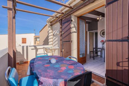 Balkón nebo terasa v ubytování Les Sablons