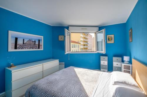 Llit o llits en una habitació de Studio a Nice