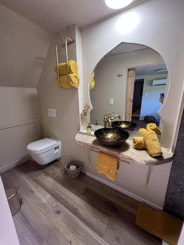 Ванная комната в Maple Tree Chambre d'hôtes