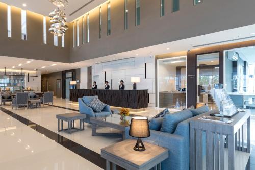 Posezení v ubytování Kantary Hotel And Serviced Apartment, Amata, Bangpakong