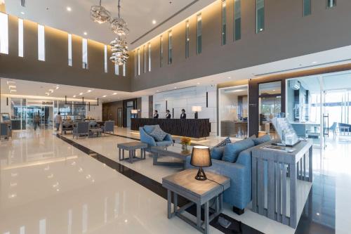 Posezení v ubytování Kantary Hotel And Serviced Apartment, Amata, Bangpakong