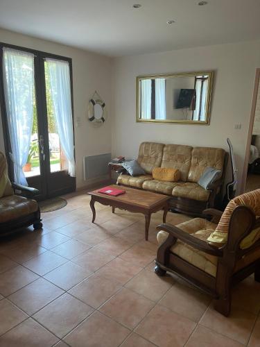 Zona d'estar a Maison Du Lac