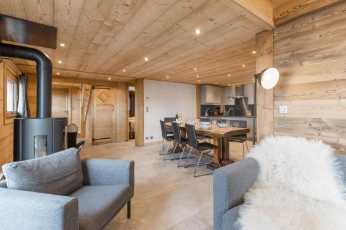 Køkken eller tekøkken på Chalet Karavi