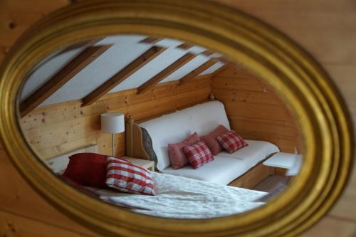 Postel nebo postele na pokoji v ubytování Hotel Wildhorn
