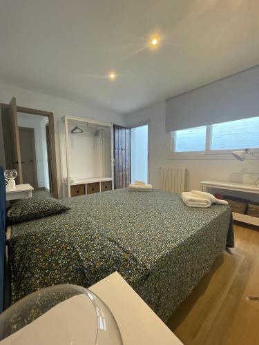 a bedroom with a large bed in a room at Villa Gracia in Mijas