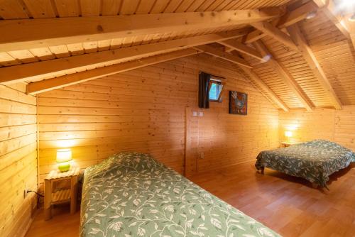 Llit o llits en una habitació de Chalet Canigou