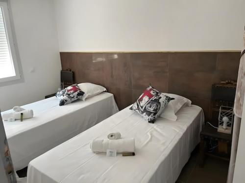 Llit o llits en una habitació de Appart - Le Fermier