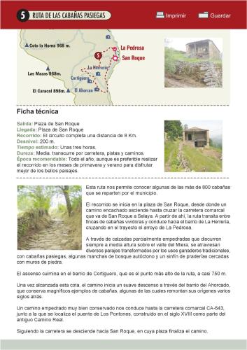 a screenshot of a website with a map of the el rift canyon wilderness at Posada La Vieja Escuela in San Roque de Ríomiera