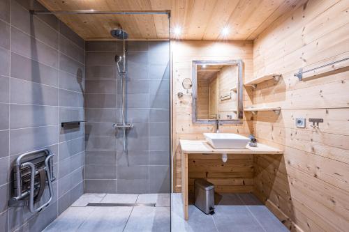 Et badeværelse på Chalet Fnire