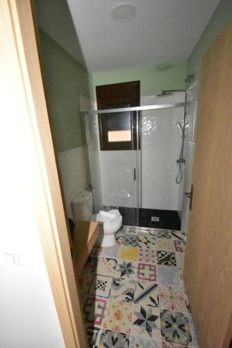 Koupelna v ubytování Hostal Aquaforum
