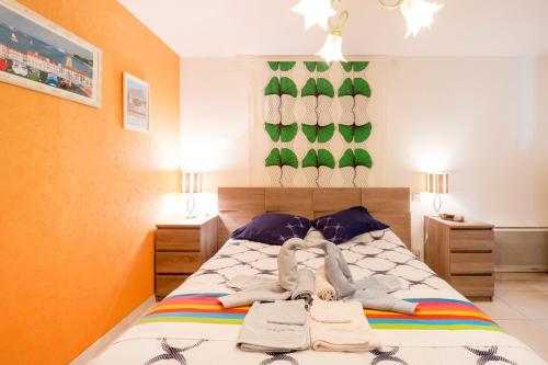 Llit o llits en una habitació de Gure Xokoa