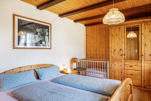 Postel nebo postele na pokoji v ubytování Hasenhof