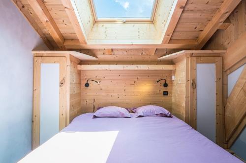 Llit o llits en una habitació de Chalet - Le Galibier