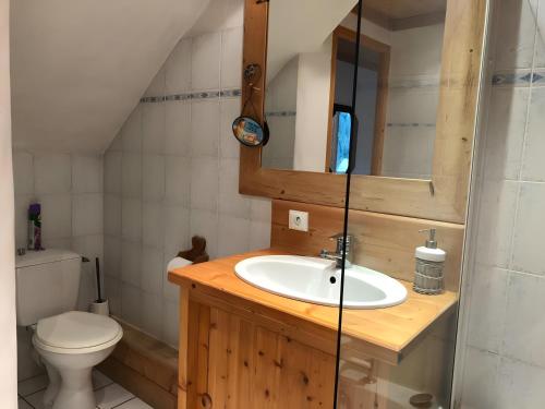 Et badeværelse på Chalet Juliette