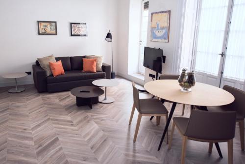 Palacio Salvetti Suitesにあるシーティングエリア