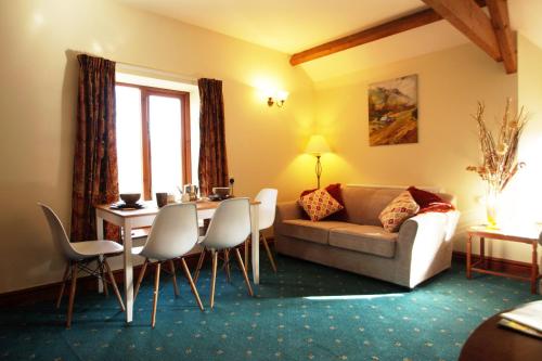 Posezení v ubytování Ty Uchaf