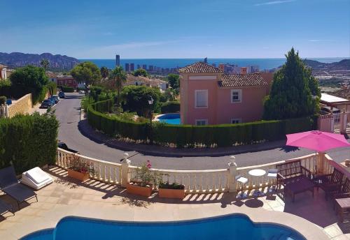 Villa with panoramic sea views