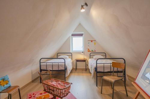 Llit o llits en una habitació de Ti Nevez