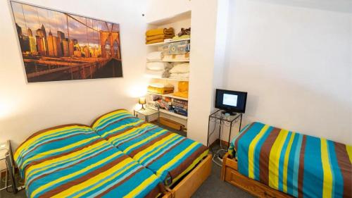 Le Thabor 객실 침대
