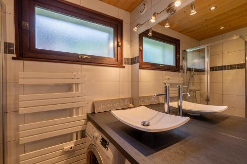 Le Beauregard tesisinde bir banyo