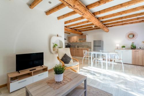 ครัวหรือมุมครัวของ Maisonnette Provençale
