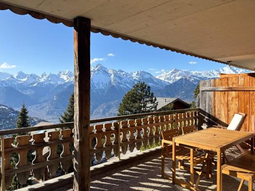 Appartement d'une chambre avec vue imprenable - Veysonnaz