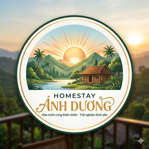 a sign for anahuong with a house on it at Ánh Dương Local Mini Tour in An Lợi (4)