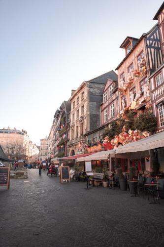 Appartement pour 2 pers - terrasse - centre Rouen