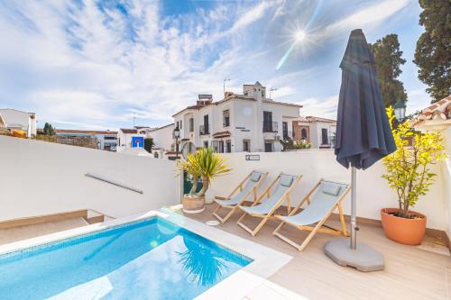 Villa Parador private Heated Pool roof terrace