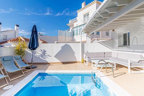 Villa Parador private Heated Pool roof terrace