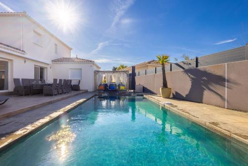 Villa Anja Agde Heated Pool & Jacuzzi Family Villa