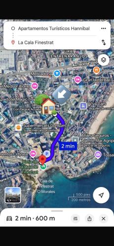 Apartment con piscina y parking a 600m de la playa, 2 habitaciones