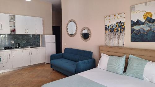 ครัวหรือมุมครัวของ Blera apartment