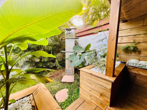 Foto Nouveau bungalow privatif classé 3 étoiles ATOUT FRANCE plus espace plein air tropical 5