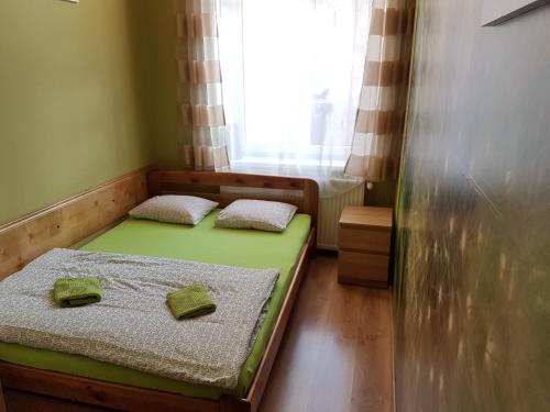 Ένα ή περισσότερα κρεβάτια σε δωμάτιο στο Dream Hostel & Apartments