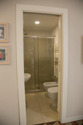 Koupelna v ubytování B&B Suite Cutelli