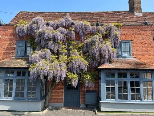 a house with wisteria on the side of it at Broad Leys in Aylesbury