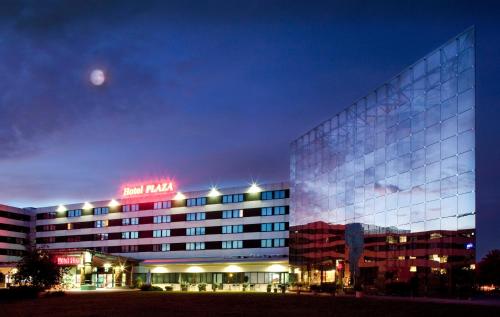 El edificio en el que está el hotel