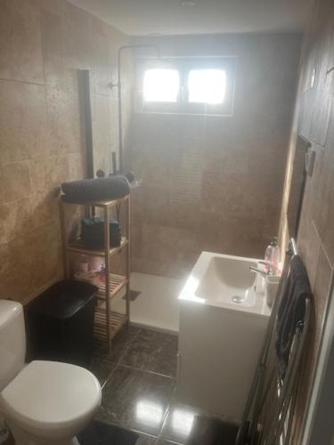 Bilik mandi di Petite maison chaleureuse