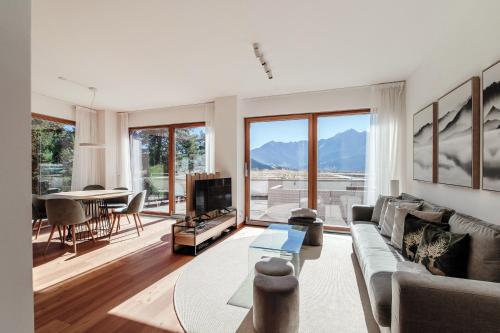 Laax Alpine Lodge by Quokka 360 - Stylish Apartment with Terrace and Stunning Mountain Views