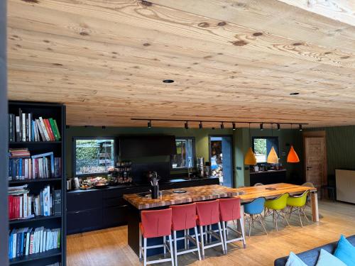 Chalet contemporain vue montagne