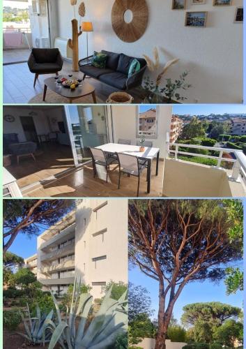 T3, 2ch, classé 3,parking gratuit sur place à 600m de la plage, des commerces ,du port proche st tropez