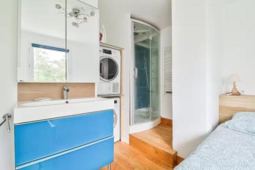 Studio vue privée - calme absolu - Paris 13