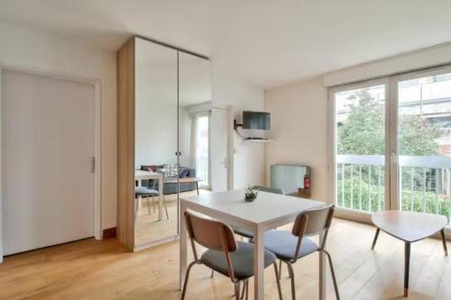 Studio vue privée - calme absolu - Paris 13