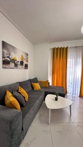 Et opholdsområde på Sea-Shell Apartment